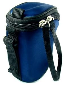 Classy Style Minidv Handycam Camcorder Case for Canon Fs200 Fs100 Fs200 Flash Memory Camcorder Fs10 and More. (Blue*)