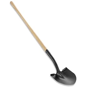 Corona Clipper Hollow Back #2 Round Point Shovel with Wood Handle #SS 65000