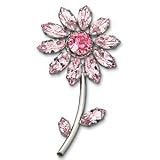 Swarovski Crystal Iliana Flower Pin