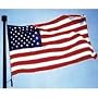 American Flag 5ft x 9.5ft sewn nylon by Valley Forge Flag