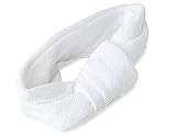 Spa Sister White Terry Knot Spa Hairband