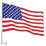 American Car Flag with Window Clip (QTY:5)