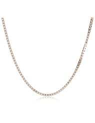 14k Rose Gold 0.75mm Italian Box Chain Necklace
