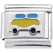 Yellow Bus Italian Charm