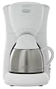 DeLonghi DC51TTW 4-Cup Coffeemaker with Thermal Travel-Mug Carafe, White