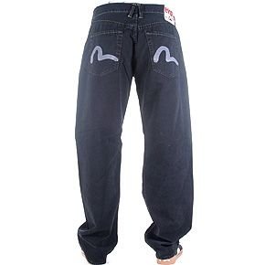 Evisu European edition "Vintage cut" cotton jeans