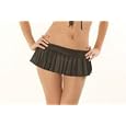 Folter SATIN PLEATED MICRO MINI Black