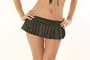 Folter SATIN PLEATED MICRO MINI Black