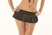 Folter SATIN PLEATED MICRO MINI Black