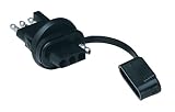 Hopkins Plug-In Simple 47605 4-Wire Flat Knockout Adapter
