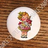 Campbell's Soup Kids ~ Girl Kid Holding Soup Can ~ Drawer Pulls Knobs