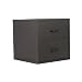 Furniture Cube with Two Drawers - Black - 15x15x15