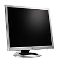 LG L1970HR-BF - LCD display - TFT - 19" - 1280 x 1024 / 75 Hz - 300 cd/m2 - 3000:1 (dynamic) - 2 ms - 0.294 mm - DVI-D, VGA - silver