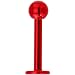 14 Gauge Red Electro Titanium Labret Monroe -3/8"
