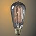 ADL 44291 - 30 watt 120/240 volt S21 Marconi Medium Screw Base Clear with Edison Filament (L2780 Permalite 30W Marconi with Edison filament)