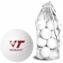 Virginia Tech Hokies 15 Golf Ball Clear Pack