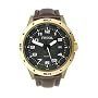 Fossil Sport Collection Leather Strap Black Dial Men's watch #AM4323