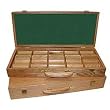 OAK 500 Chip Capacity Case - WOOD - Casino Supplies > Chip Cases & Carousels > Polished Wood