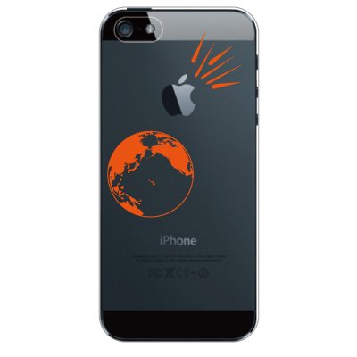 隕石 meteorite【オレンジ】 / iPhone5ケース【iphone5 ケース カバー】【スマホケース】【スマートフォン ケース】