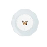 Lenox Butterfly Meadow Blue Butterfly Dessert Plate, Yellow