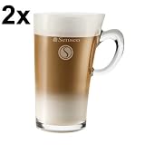 2 x SENSEO Latte Macchiato tasse en verre 260ml (Latte Select)