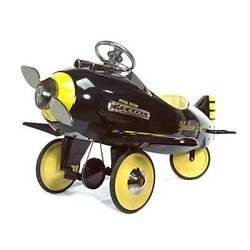American-Retro Yellow Jacket Classic Pedal Airplane by American Retro