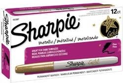 SanfordBulk Buy Sharpie Metallic Permanent Marker Open Stock Gold (12-Pack)