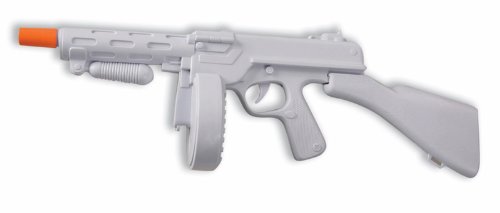 White Tommy Gun Toy