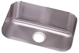Elkay DXUH2115 Dayton 23-1/2-Inch by 18-1/4-Inch Stainless Steel Single Bowl Undermount Kitchen Sink, Satin Finish