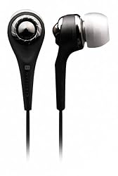 iSkin Cerulean X1 Sound Isolating Stereo In-Ear Earphones, Black