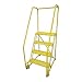 Tilt and Roll Ldr Steel 70In. H. Yellow