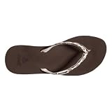 Reef Women's Ginger Flip Flop,Brown/Gold,8 M US