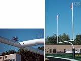 5 9/16 O.D. 18 6 Crossbar White College Football Goal Posts - 1 Pair