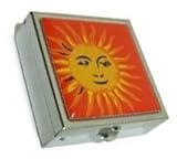 IMAGE OF Fashion Pill Box with Dual Compartment, Assorted Designs