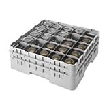 IMAGE OF Gray Camrack 25-Compartment 4-Extension Dish Rack (16-0297) Category: Warewashing Racks