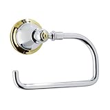  : Price Pfister BPH-E1BB Single Post Paper Holder, Chrome and Polished Brass