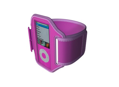 XtremeMac SportWrap for iPod nano - Arm pack for digital player - neoprene - pink - iPod nano (4G)