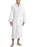 Majestic International Men's Knit Waffle Kimono Robe