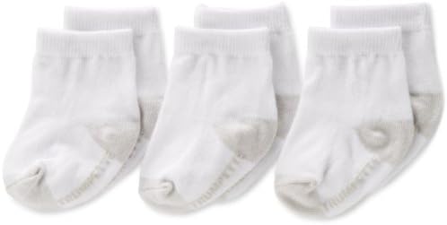 Trumpette Unisex-Baby Newborn Basic Neutral Heel Toe 3 Pack