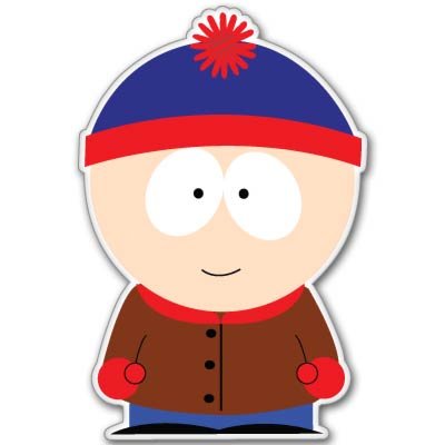 South Park Stan Marsh Vynil Car Sticker Decal - Select Size