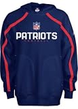Reebok New England Patriots Youth Girls Navy Blue Shuttle Full Zip Hoody Sweatshirt
