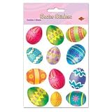 Easter Egg Stickers Party Accessory (1 count) (4 Shs/Pkg)