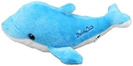 Bobowa 7" Plush Toy,Dolphin - Blue