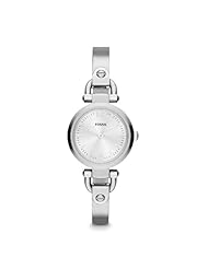Fossil Womens ES3269 Georgia Analog Display Analog Quartz Silver Watch