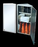 Medicine Chests Brushed Stainless 5/8 H