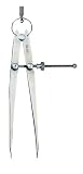 Starrett 83A-4 4-Inch -InchYankee-Inch Dividers with Solid Nut