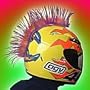 Motorcycle Helmet Mohawk Multi Colored