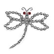 Sterling Silver Brooch - Dragonfly