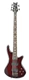 Schecter Stiletto Extreme-5 Bass Guitar, Black Cherry