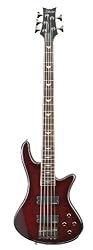 Schecter Stiletto Extreme-5 Bass Guitar, Black Cherry